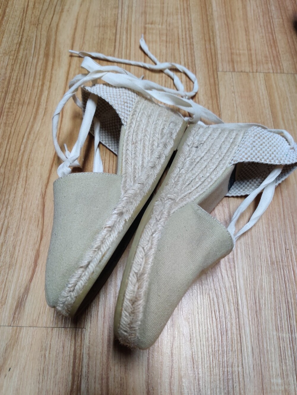 Gaimo Espadrilles Ankle Tie Size 40 -fits 8.5